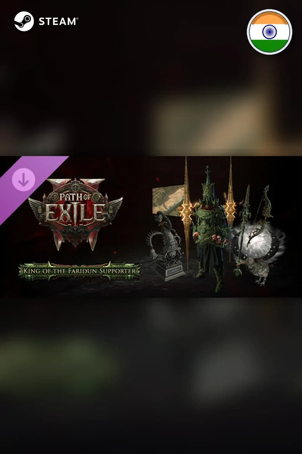 Path of Exile 2 - King of the Faridun Supporter Pack — Индия