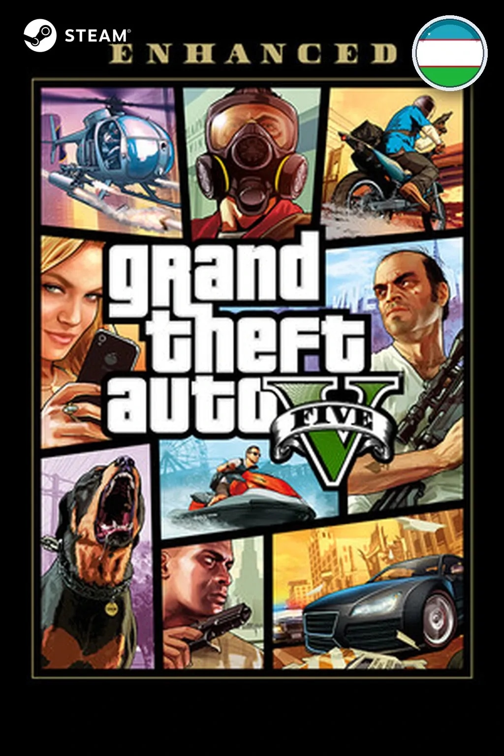 Grand Theft Auto V Enhanced & Great White Shark Card — Узбекистан