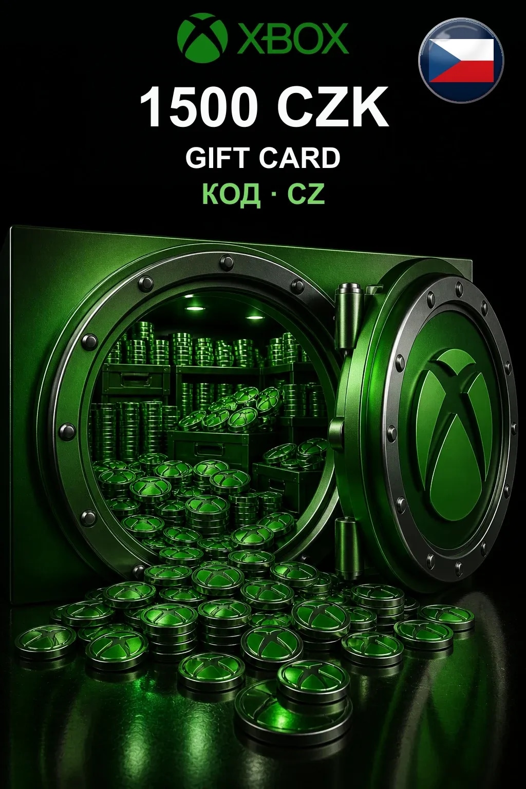 Xbox Gift Card 1500 CZK — Чехия